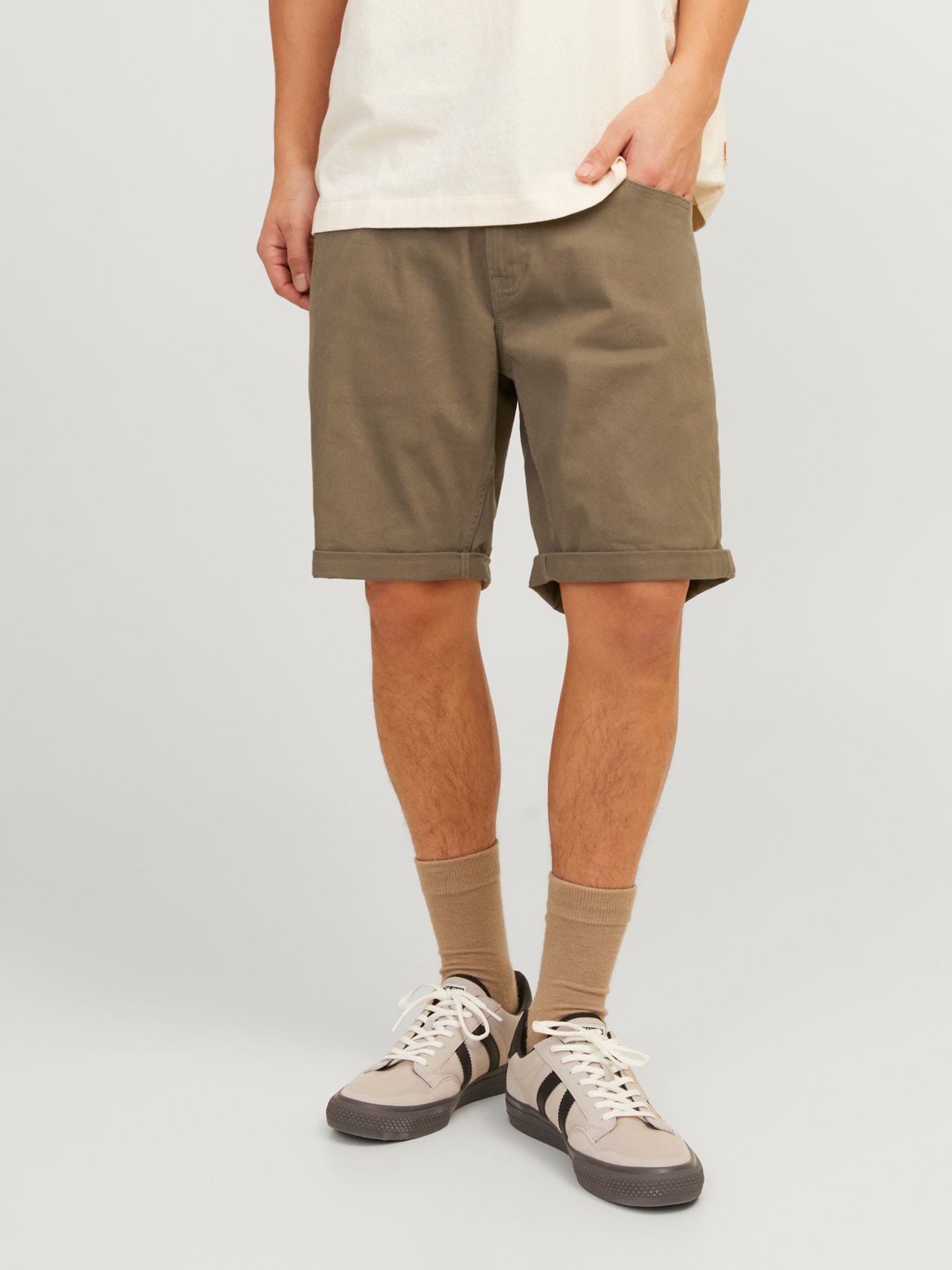 Jack & Jones Regular Fit Jeans Shorts -Bungee Cord - 12165892