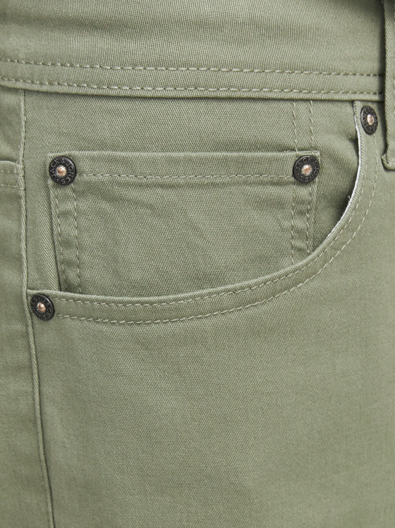 Jack & Jones Regular Fit Denim shorts -Oil Green - 12165892