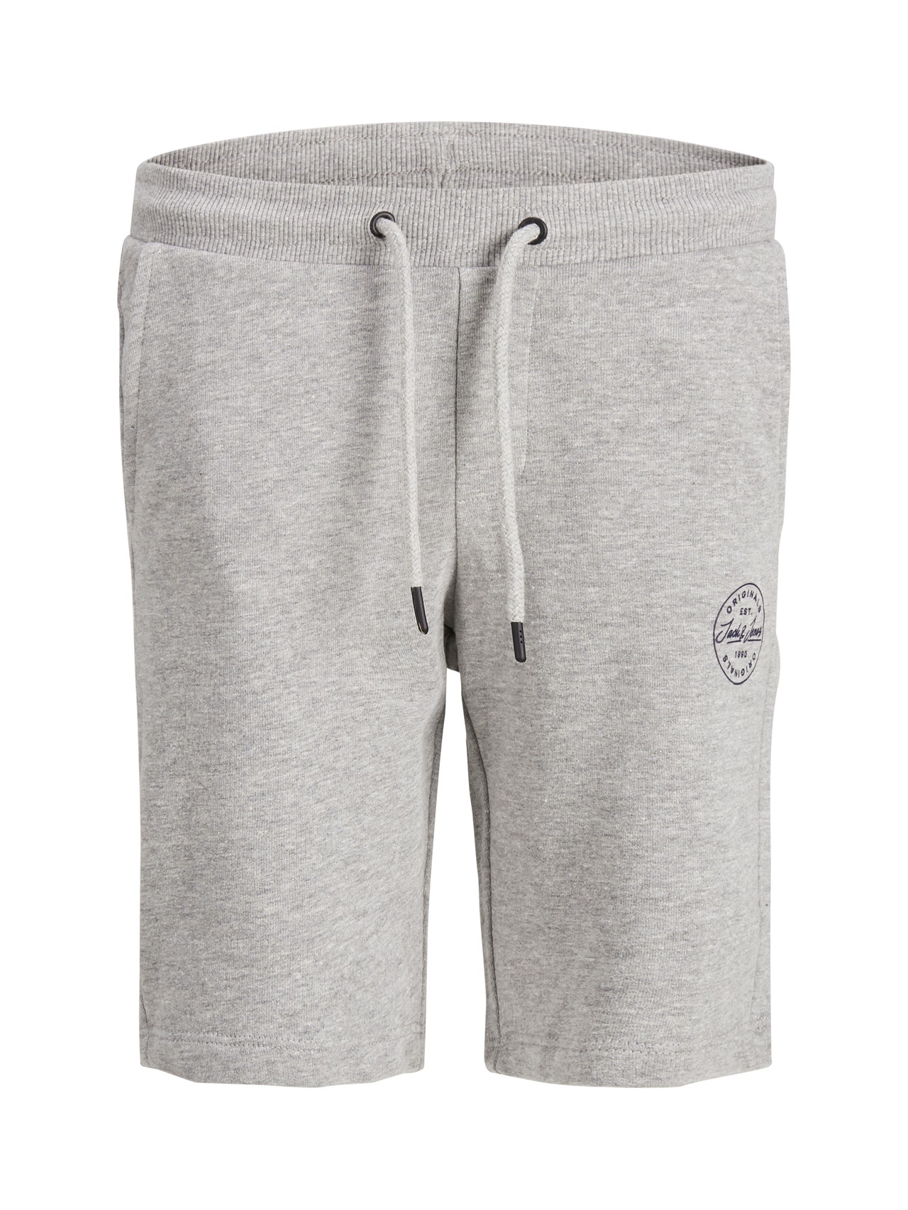 Jack & Jones Comfort Fit Sweat shorts For boys -Light Grey Melange - 12165944