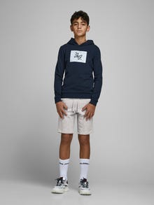 Jack & Jones Comfort Fit Prakaito šortai For boys -Light Grey Melange - 12165944