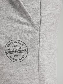 Jack & Jones Comfort Fit Sweat shorts For boys -Light Grey Melange - 12165944