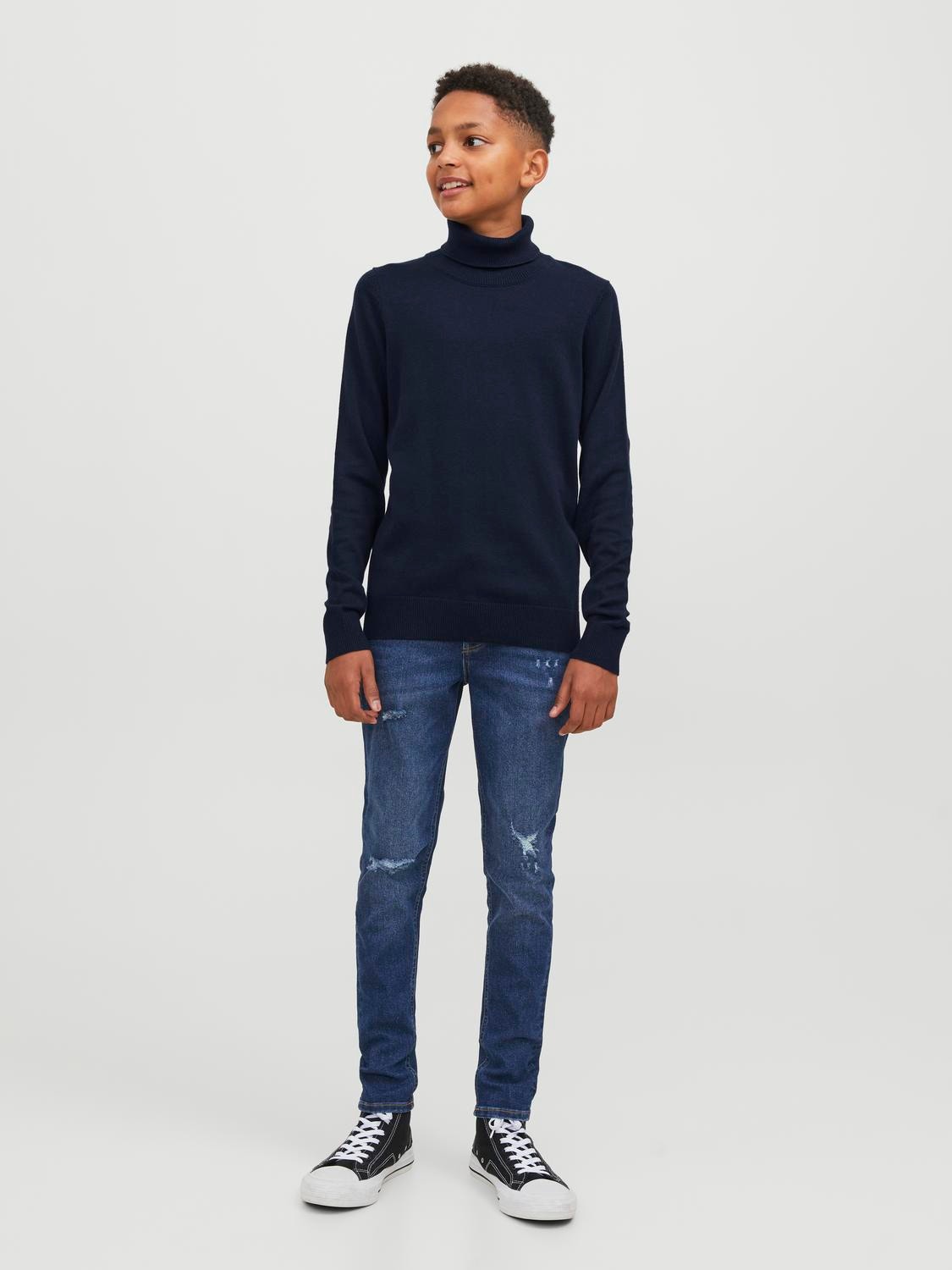 Jack & Jones Col roulé Pour les garçons -Navy Blazer - 12166561