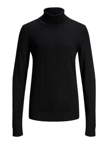 Jack & Jones Col roulé Pour les garçons -Black - 12166561