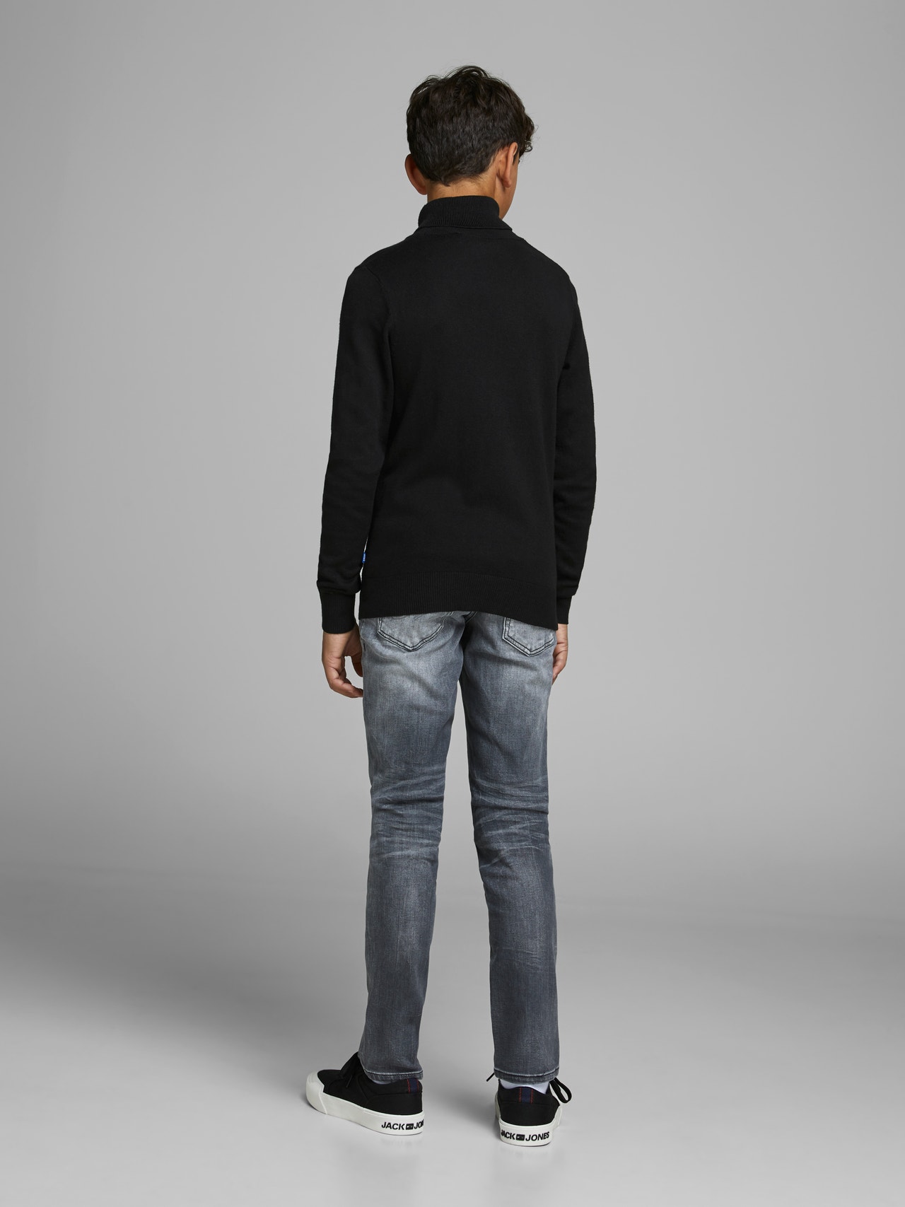 Jack & Jones Col roulé Pour les garçons -Black - 12166561