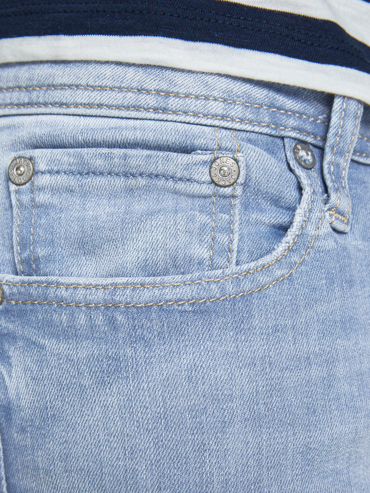 Jack & Jones JJILIAM JJORIGINAL GE 002 Skinny fit jeans -Blue Denim - 12166845