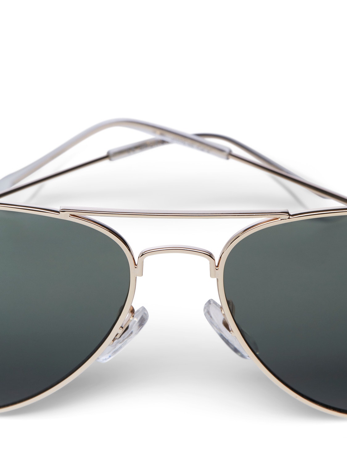 Jack & Jones Plastic Clubmaster sunglasses -Bright Gold - 12168231