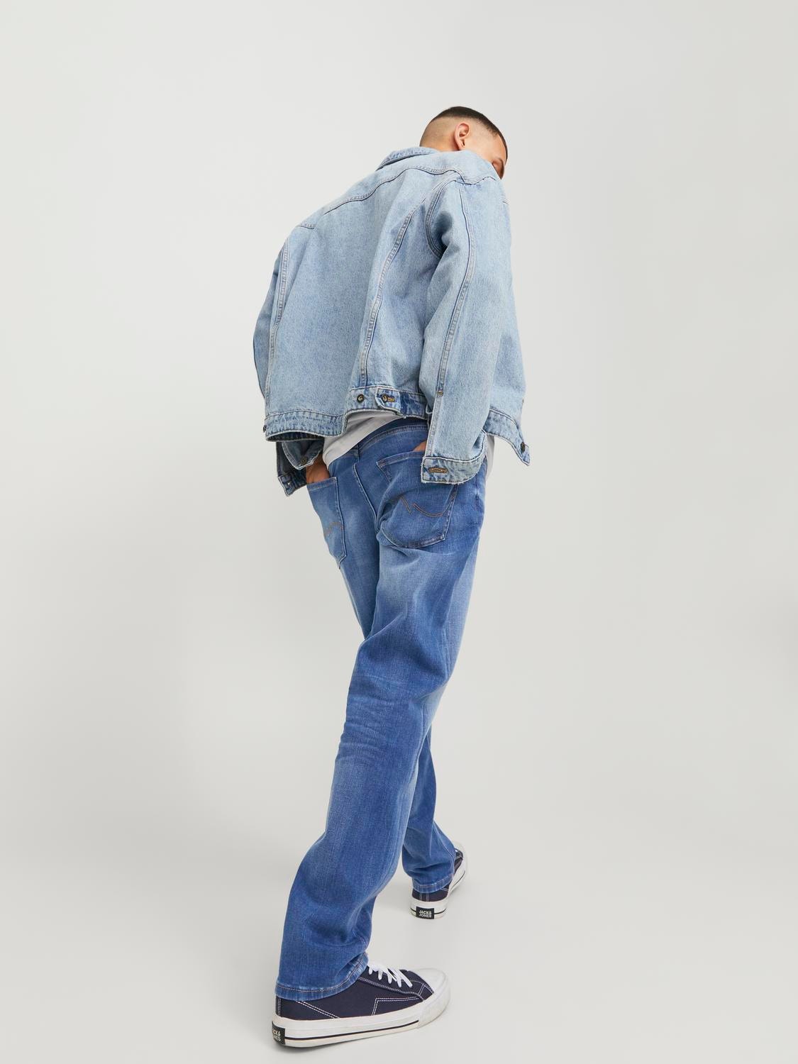 JOS fit Jack JJORIGINAL Jones® jeans Tapered Blue & Medium 411 | JJIMIKE | NOOS