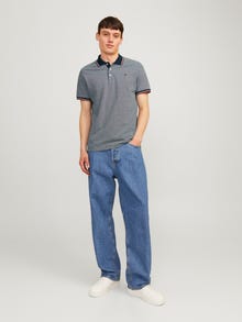 Jack & Jones Einfarbig Polo T-shirt -Mood Indigo - 12169064