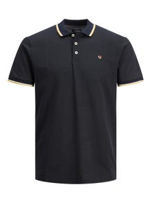 Jack & Jones Gładki Polo T-shirt -Black - 12169064