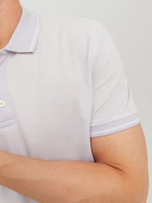 Jack & Jones Einfarbig Polo Polo -Evening Haze - 12169064