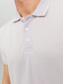 Jack & Jones Einfarbig Polo T-shirt -Evening Haze - 12169064