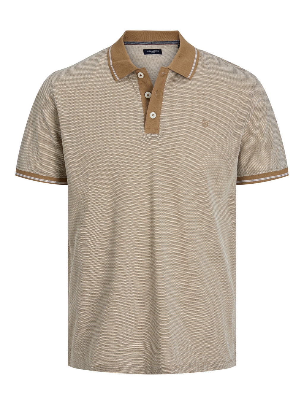 banner Geven Geweldig Pique Polo Shirt | Beige | Jack & Jones®