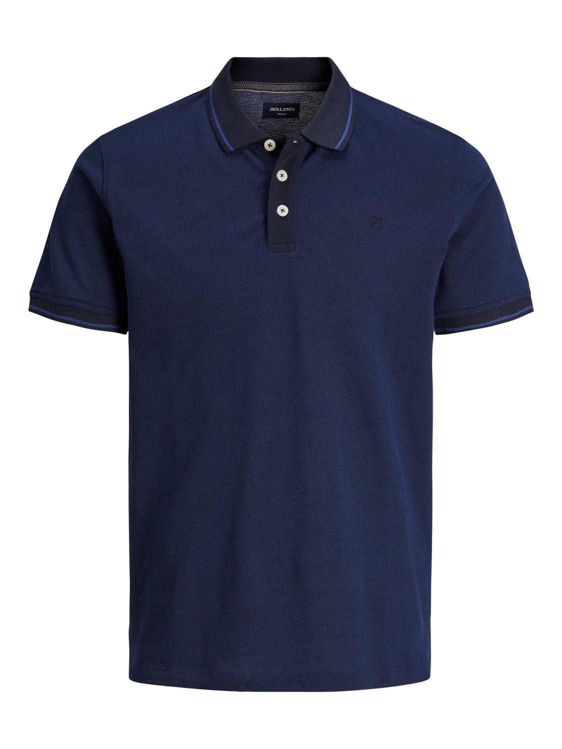 Jack & Jones Vanlig Polo T-skjorte -Night Sky - 12169064