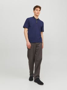 Jack & Jones Vanlig Polo T-skjorte -Night Sky - 12169064