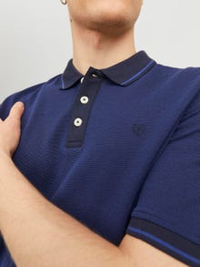 Jack & Jones Vanlig Polo T-skjorte -Night Sky - 12169064