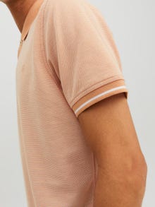 Jack & Jones Gładki Polo T-shirt -Toast - 12169064