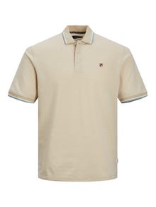 Jack & Jones Einfarbig Polo T-shirt -Fields Of Rye - 12169064