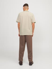 Jack & Jones Plain Polo T-shirt -Fields Of Rye - 12169064