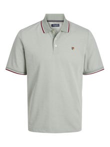 Jack & Jones Enfärgat Polo T-shirt -Lily Pad - 12169064