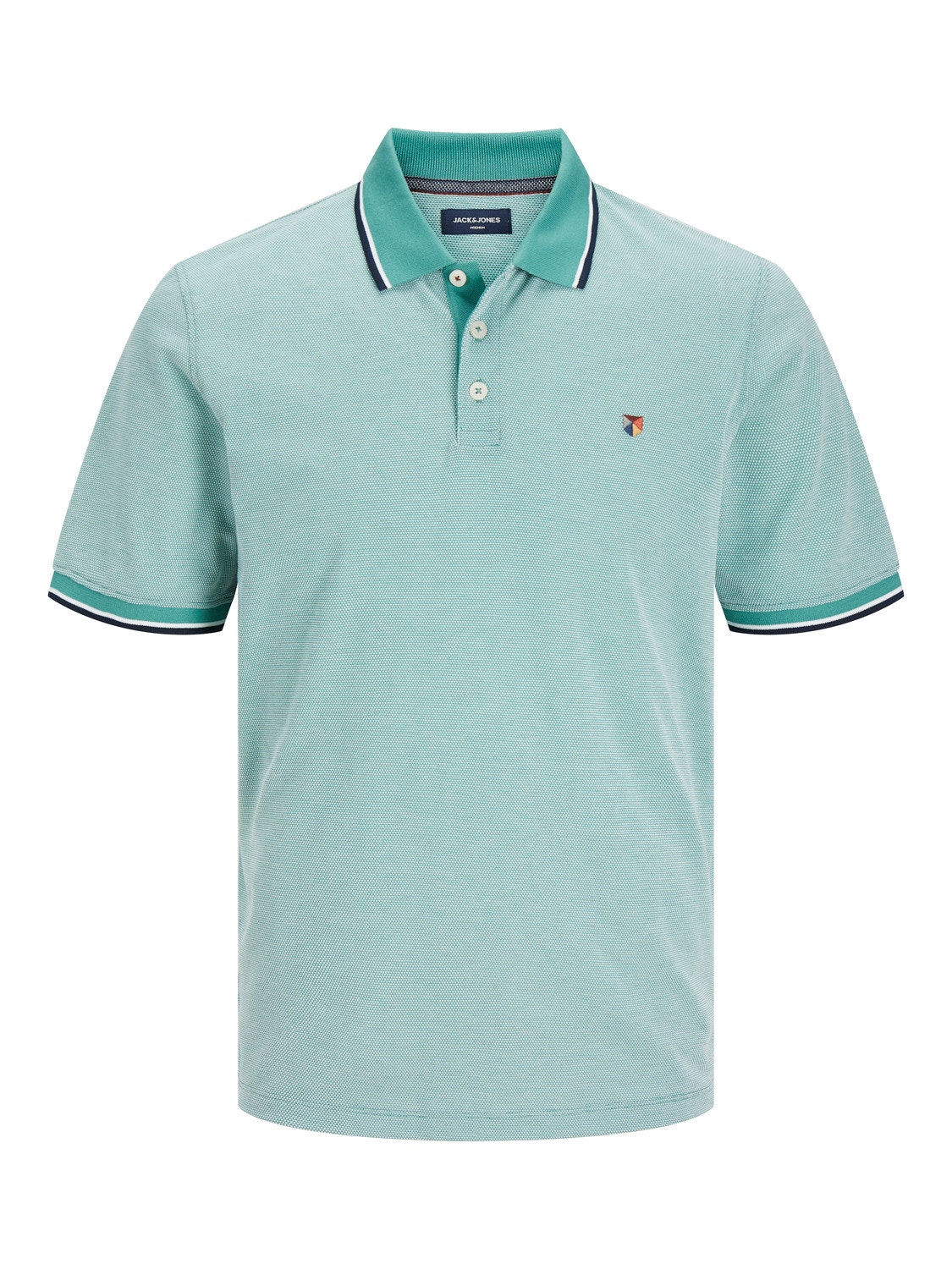 Jack & Jones Gładki Polo T-shirt -Bottle Green - 12169064