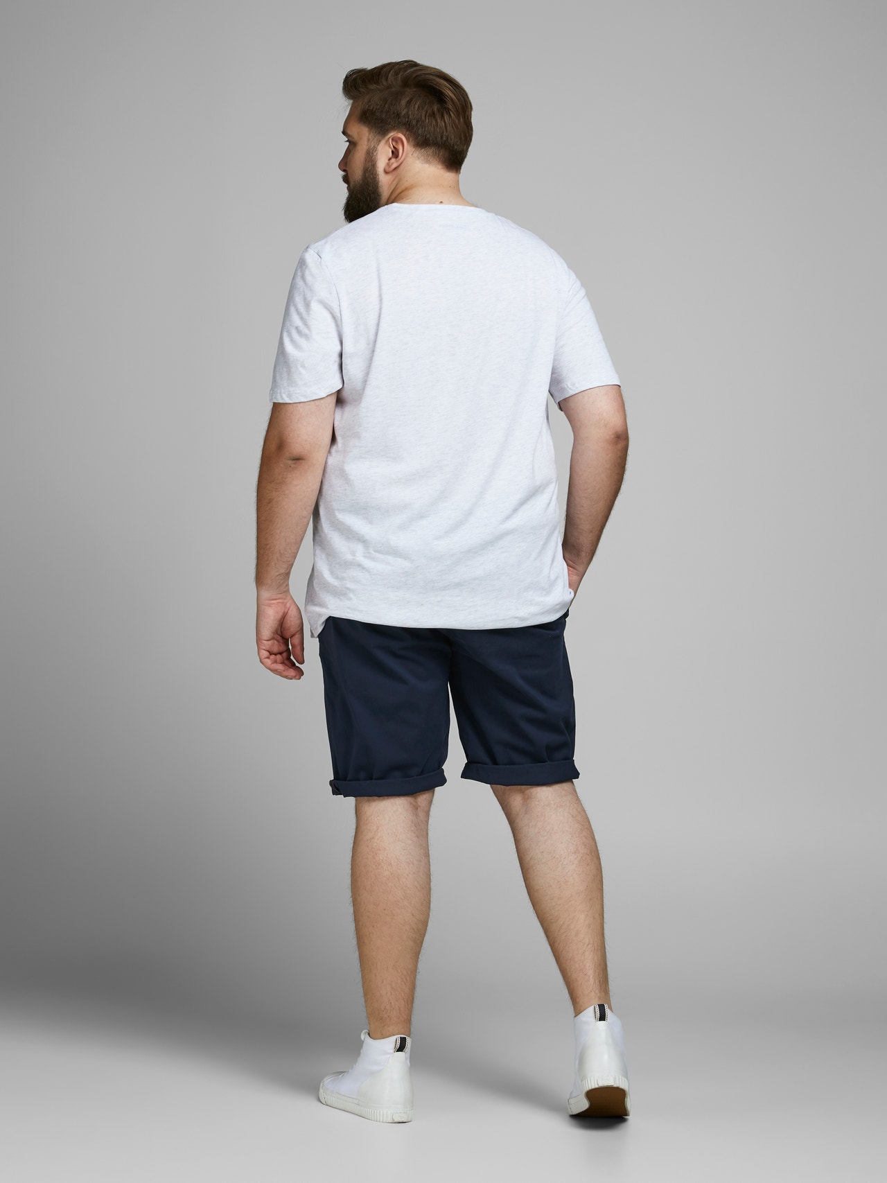 Jack & Jones Plus Size Regular Fit Chino-shortsit -Navy Blazer - 12169212