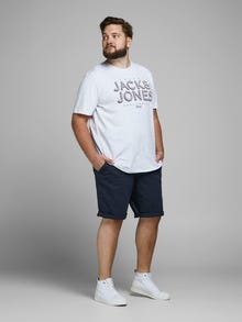 Jack & Jones Plus Size Regular Fit BERMUDA TIPO CHINO -Navy Blazer - 12169212