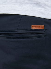 Jack & Jones Plus Regular Fit Lühikesed puuvillased püksid -Navy Blazer - 12169212