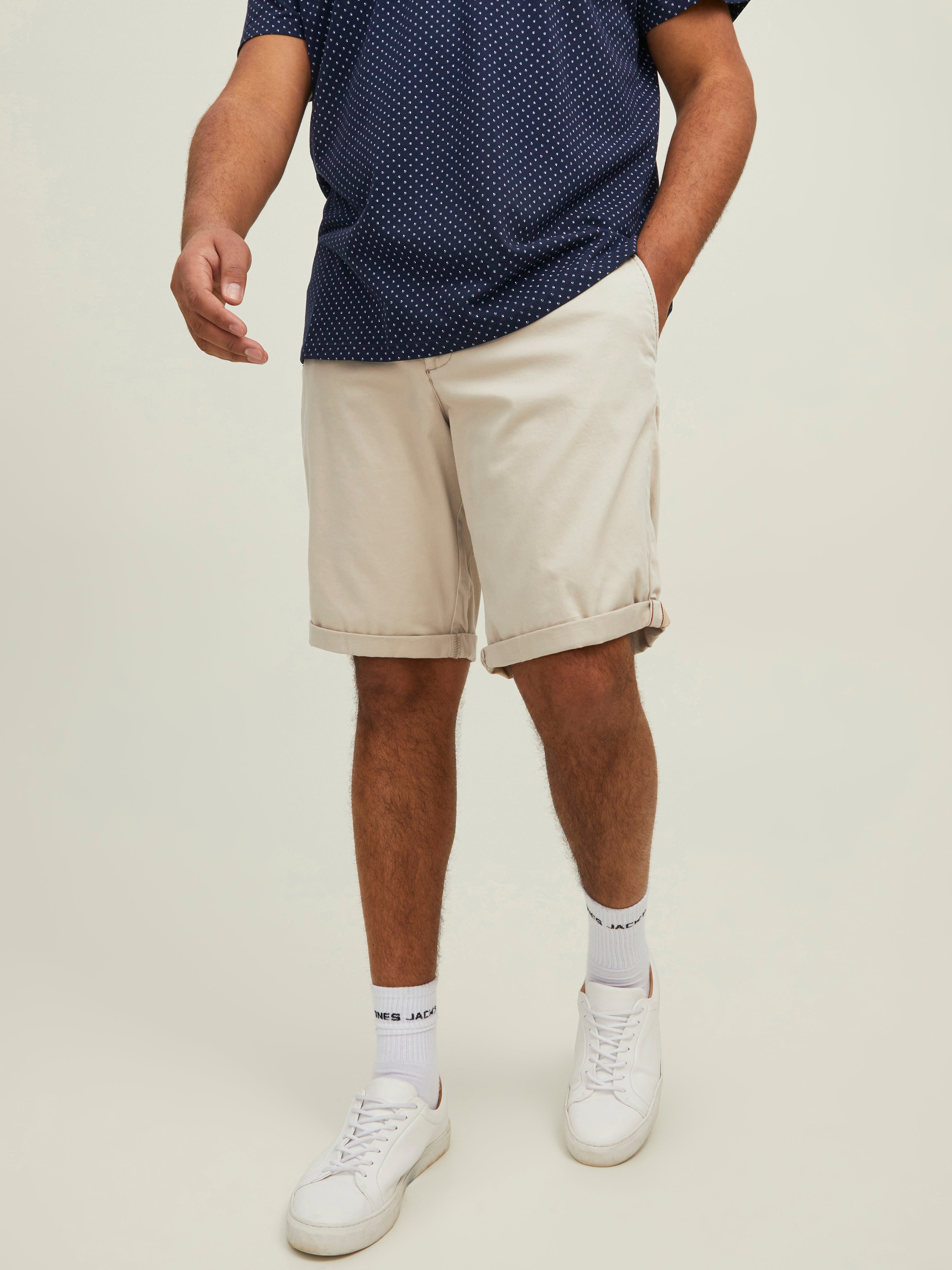 Plus Size Regular Fit Chino Shorts