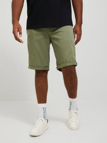 Jack & Jones Plus Size Regular Fit Short chino -Deep Lichen Green - 12169212