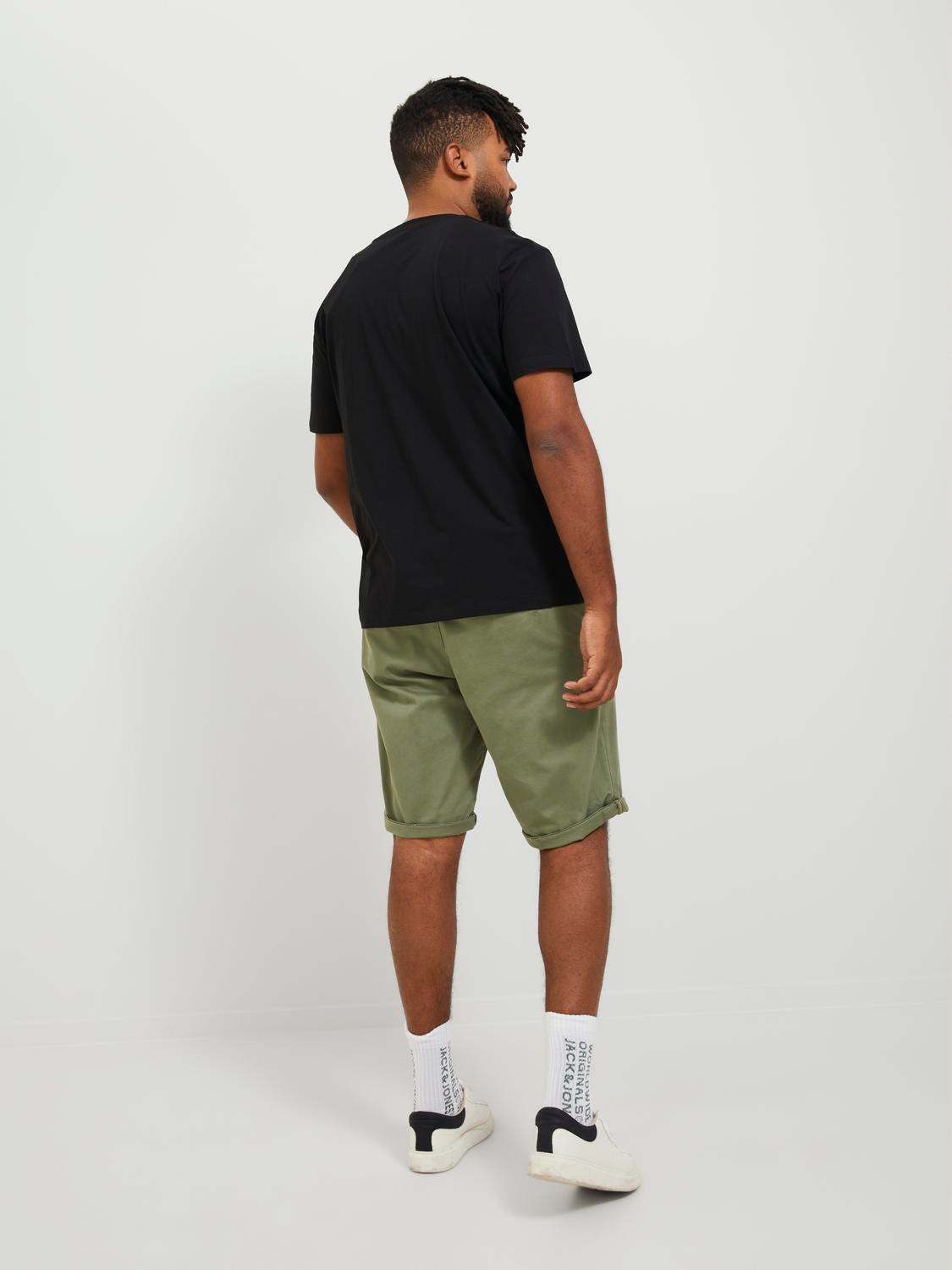 Jack & Jones Plus Regular Fit Chino shorts -Deep Lichen Green - 12169212