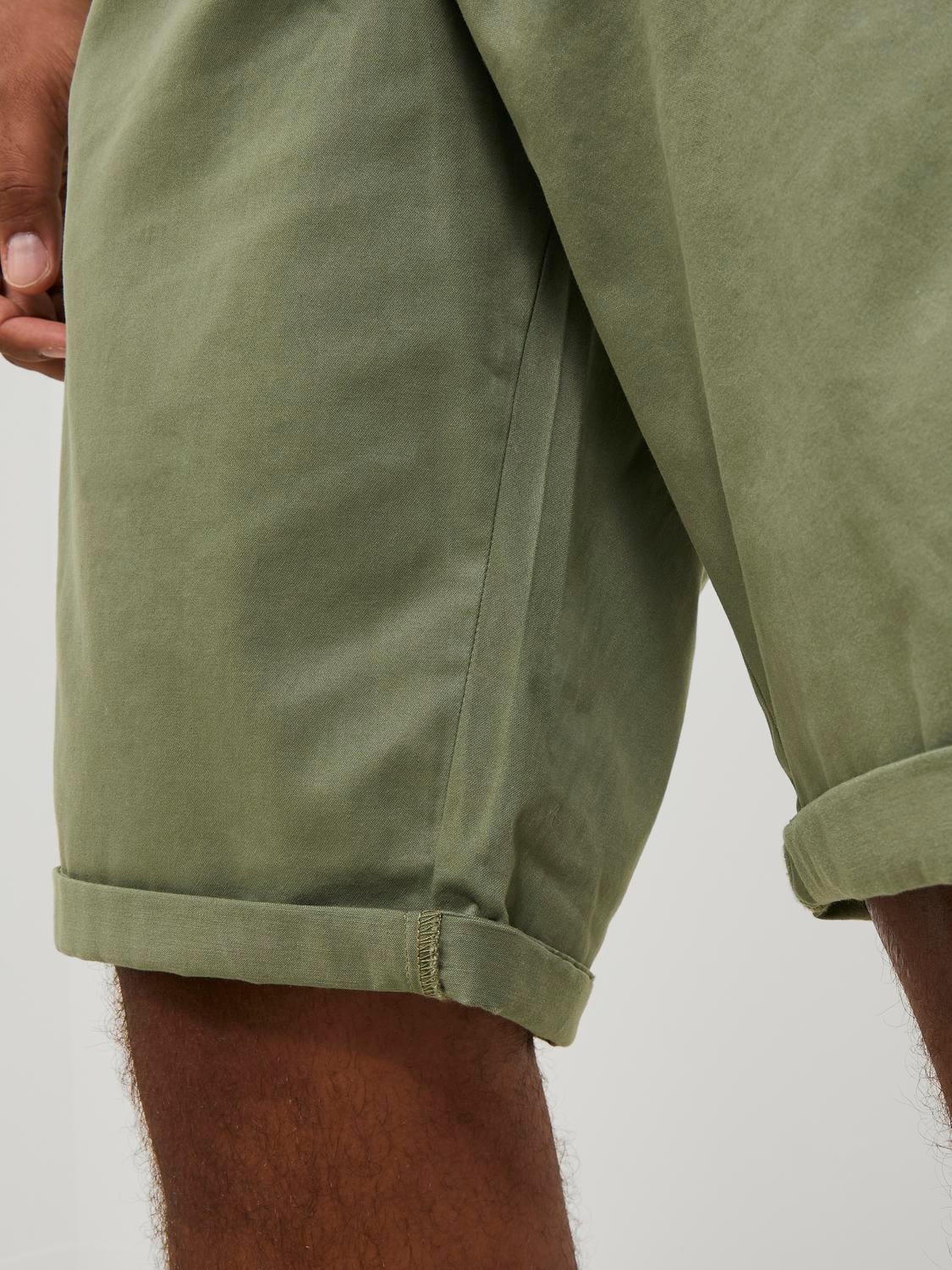 Jack & Jones Plus Size Regular Fit Chino shorts -Deep Lichen Green - 12169212