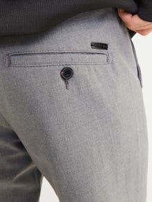 Jack & Jones Slim Fit Puuvillased püksid -Grey Melange - 12169491
