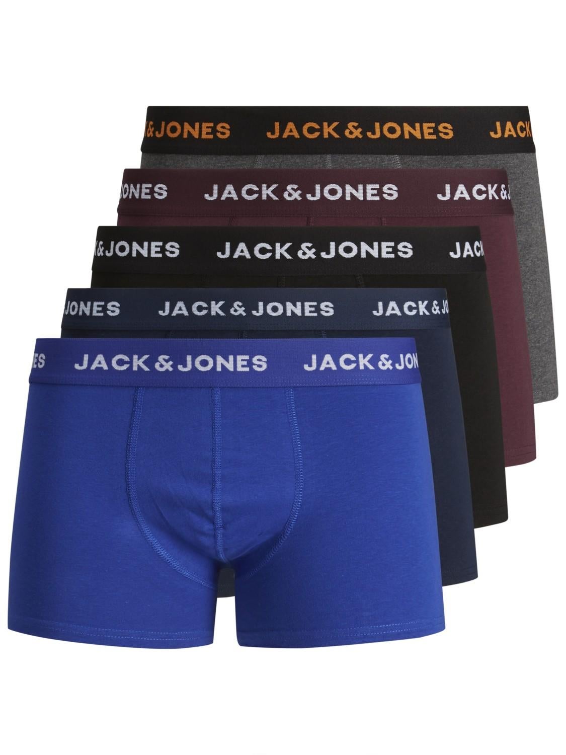 Jack & Jones Boxers Jacbasic Trunks X7 in het Zwart voor heren Heren Kleding voor voor Strandkleding voor Strandlakens 