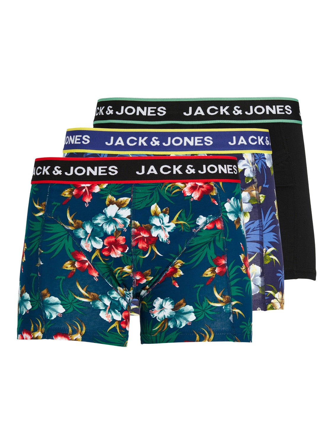 Jack & Jones 3-pak Trunks -Black - 12171253