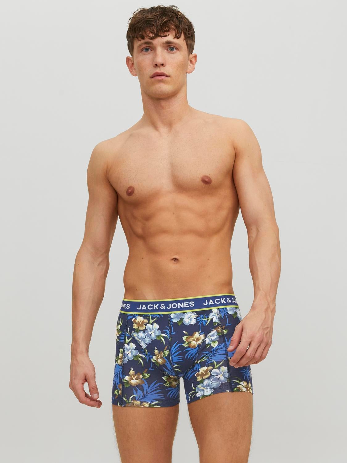 Lot De 3 Boxers JACK & JONES Jacmaxwell - Homme - Confort, Coupe Moderne - Taille S à XXL - 14