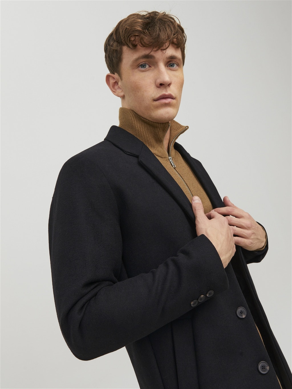 Keizer Behoort zag wool blend Coat with 40% discount! | Jack & Jones®