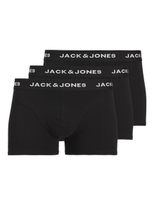 Jack & Jones Paquete de 3 Bóxers -Black - 12171944