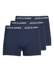 Jack & Jones 3-pack Boxershorts -Blue Nights - 12171946