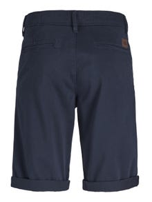 Jack & Jones Regular Fit Lühikesed puuvillased püksid Junior -Navy Blazer - 12172213