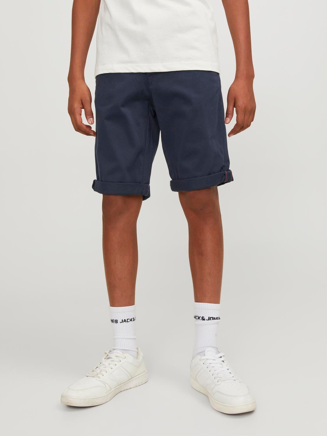 Jack & Jones Regular Fit Chino Shorts Für jungs -Navy Blazer - 12172213