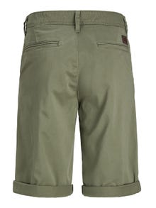Jack & Jones Regular Fit Chino shorts Voor jongens -Deep Lichen Green - 12172213