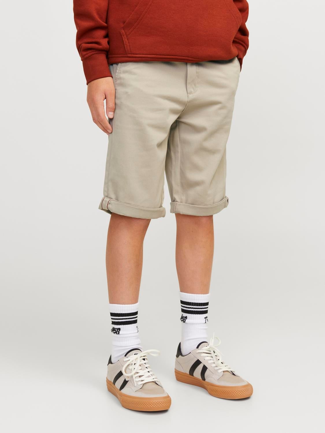 Normal Geschnitten Chino Shorts Junior