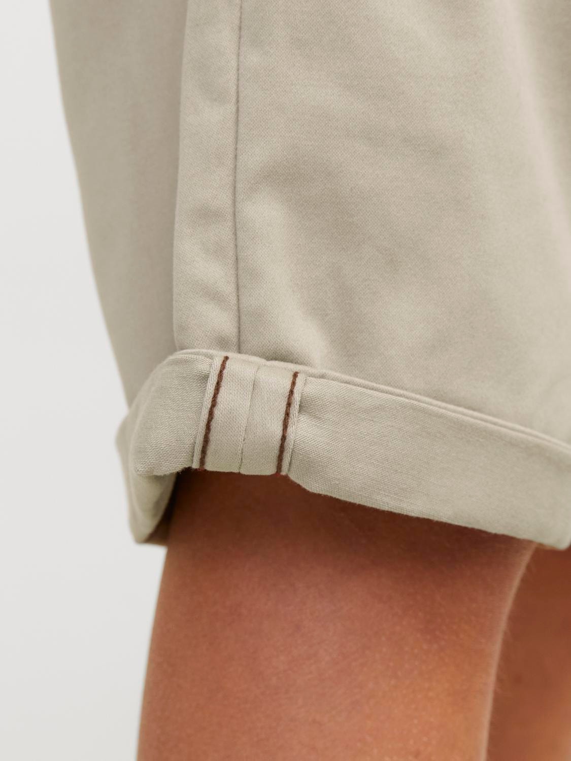 Jack & Jones Regular Fit Chino shorts For boys -Crockery - 12172213