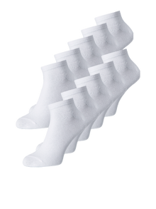 Jack & Jones 10-pack Strumpa -White - 12172337