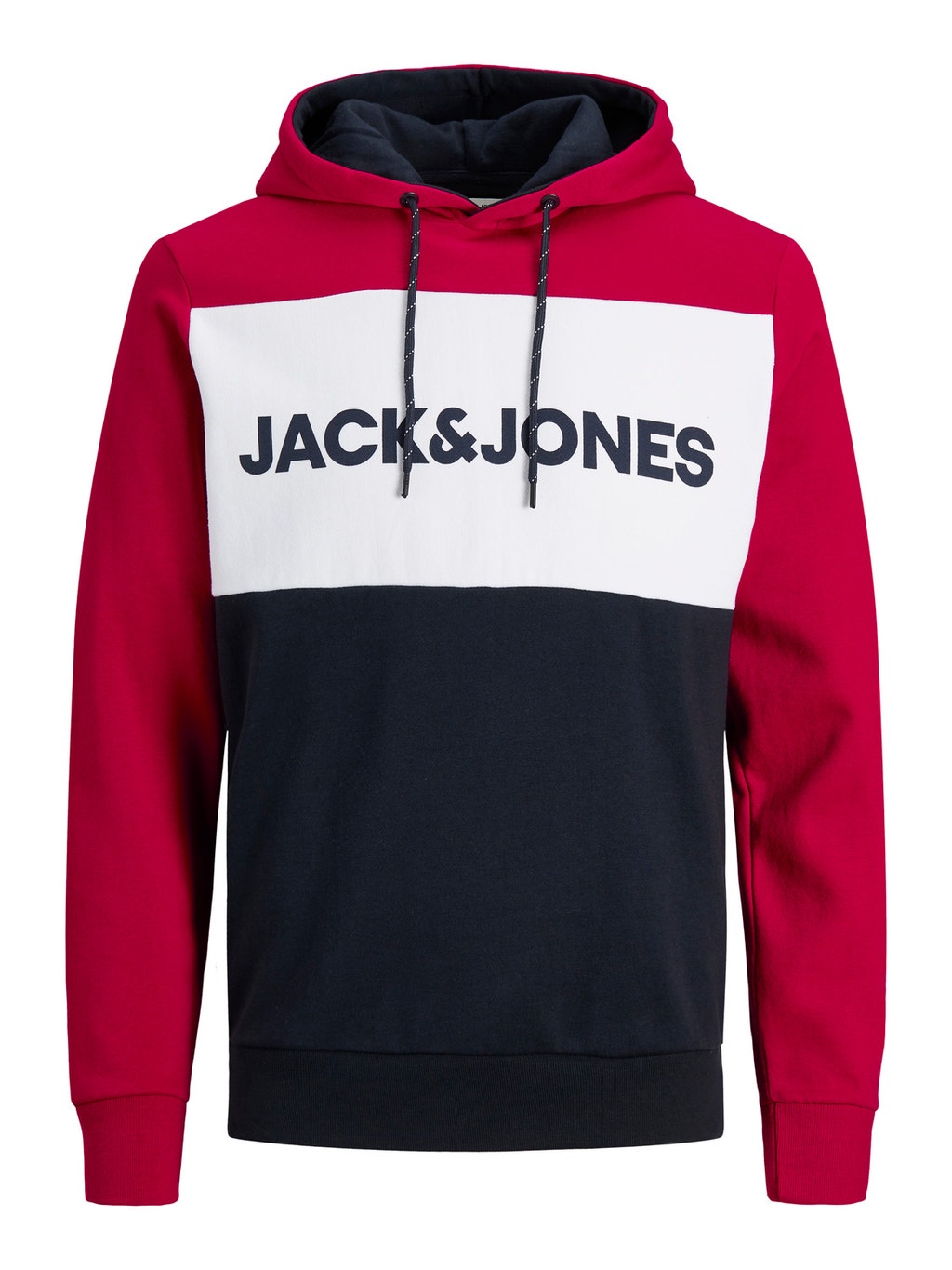 jack and jones colour block hoodie