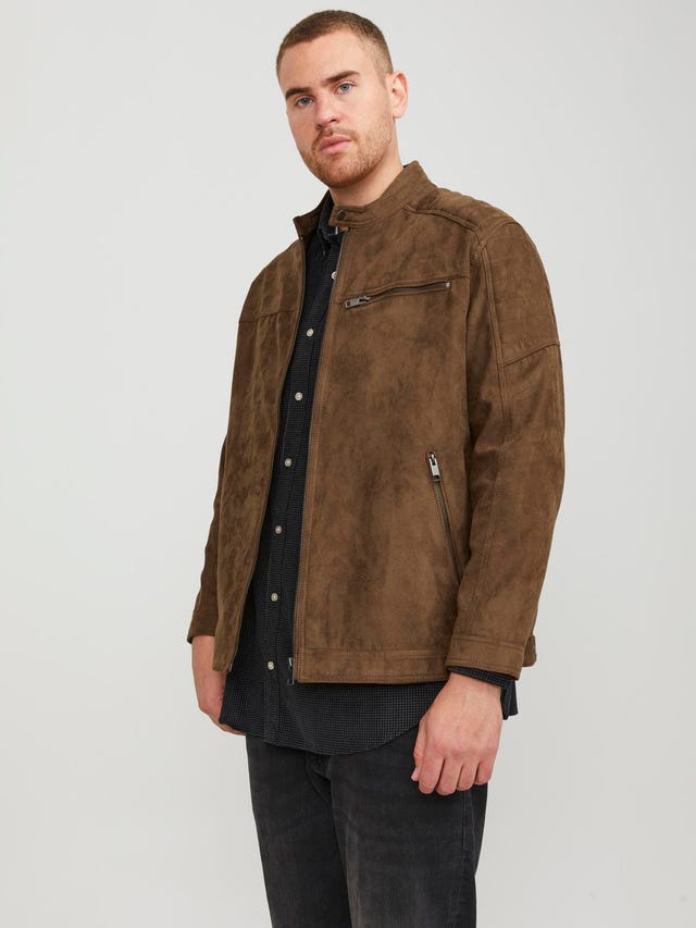Jack & Jones Plus Size Faux leather jacket - 12172908