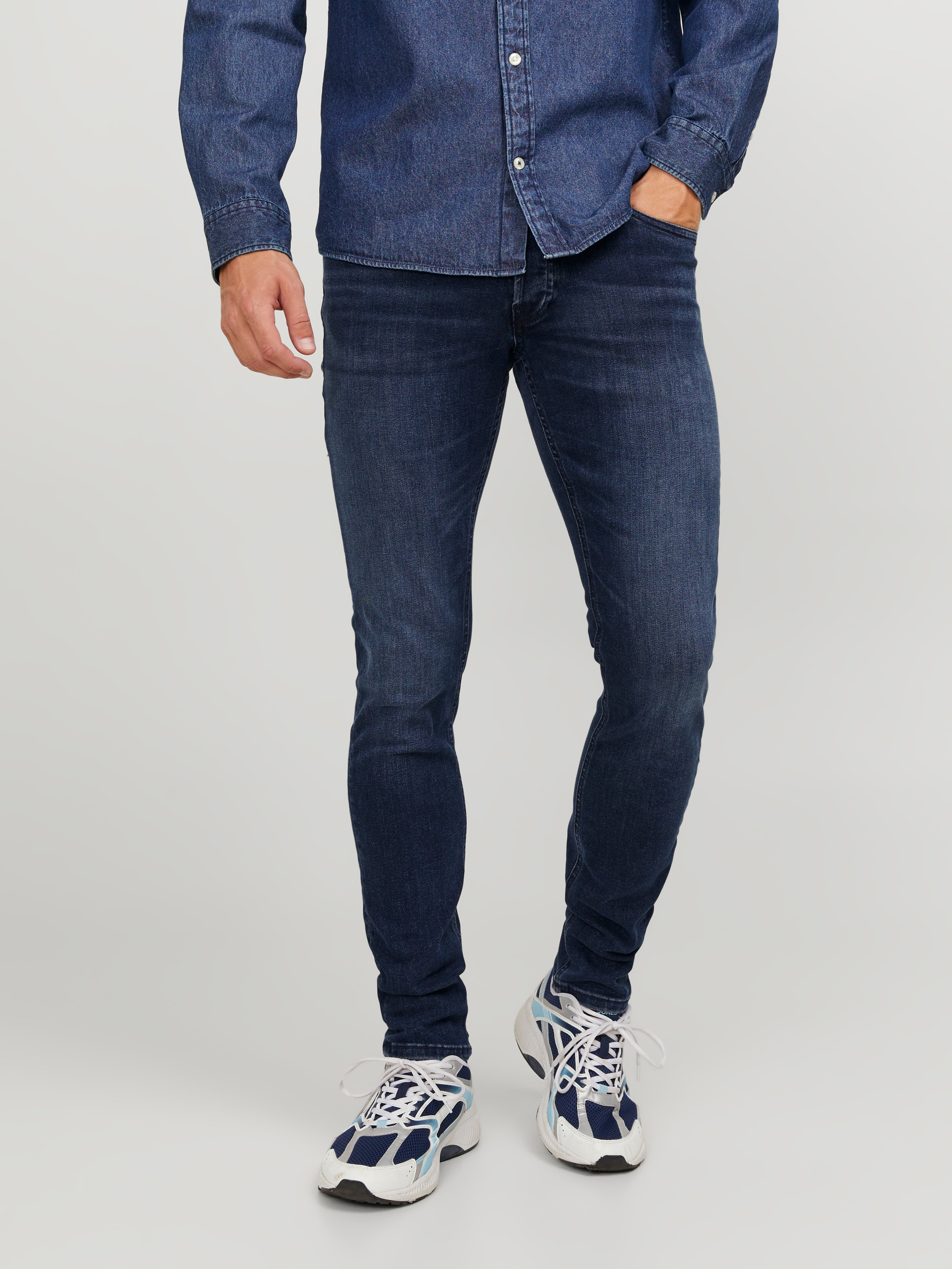 Glenn Original AM 812 Slim Fit Jeans Medium Blue Jack Jones Glenn original am 812 slim fit jeans medium blue jack jones