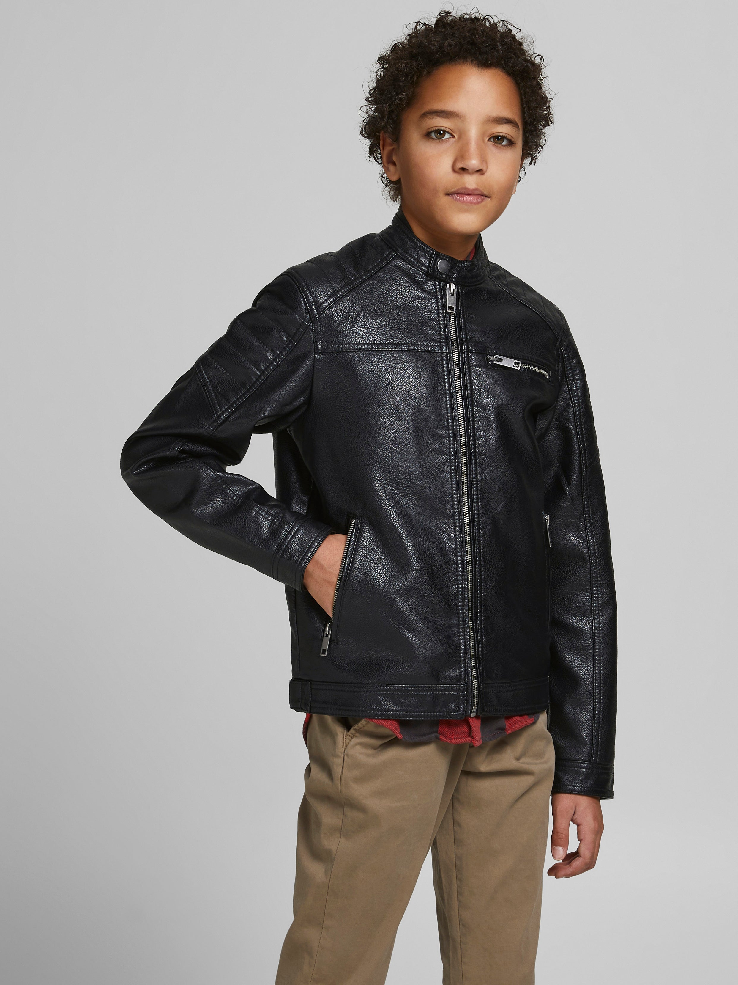 Bikerjacke In Lederoptik Junior