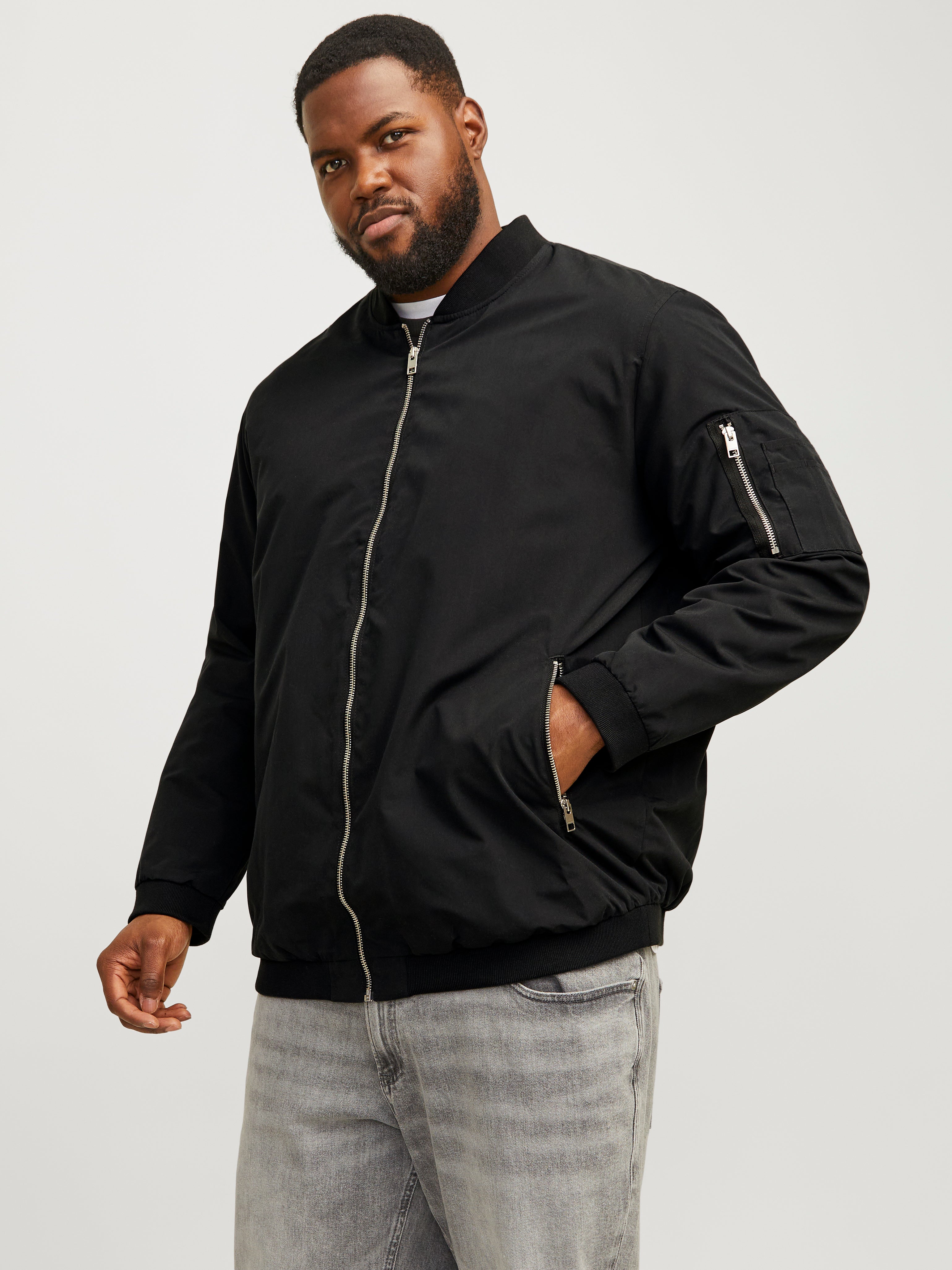 plus size nylon windbreakers