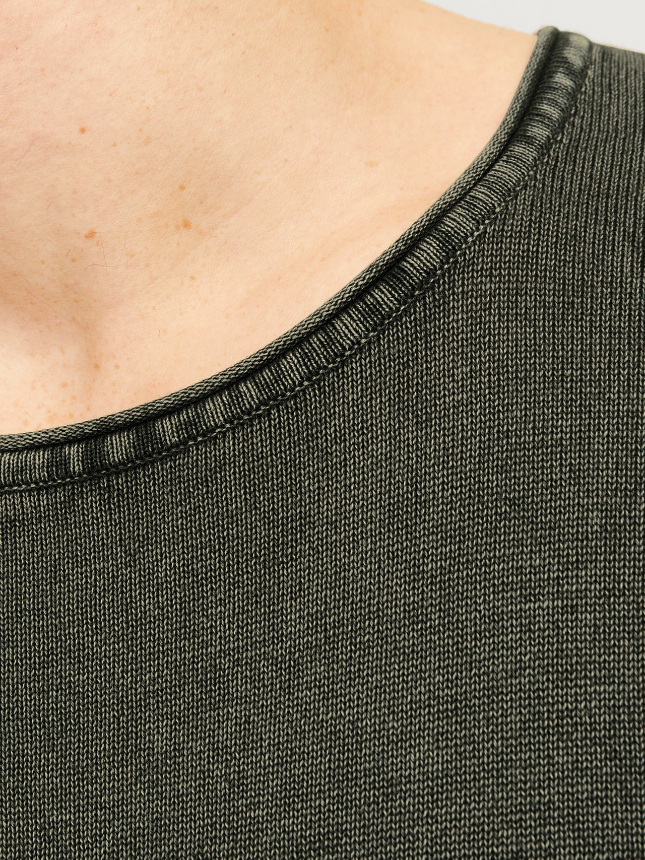 O-Neck Knitted pullover | Dark Grey | Jack & Jones O-Neck Knitted pullover | Dark Grey | Jack & Jones
